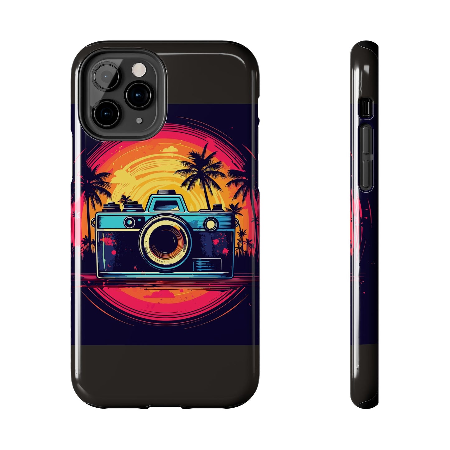 Retro Camera Sunset Tough Phone Case