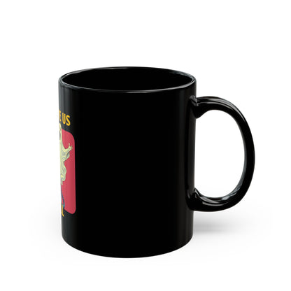 Just Give Us a Call Black Coffee Mug