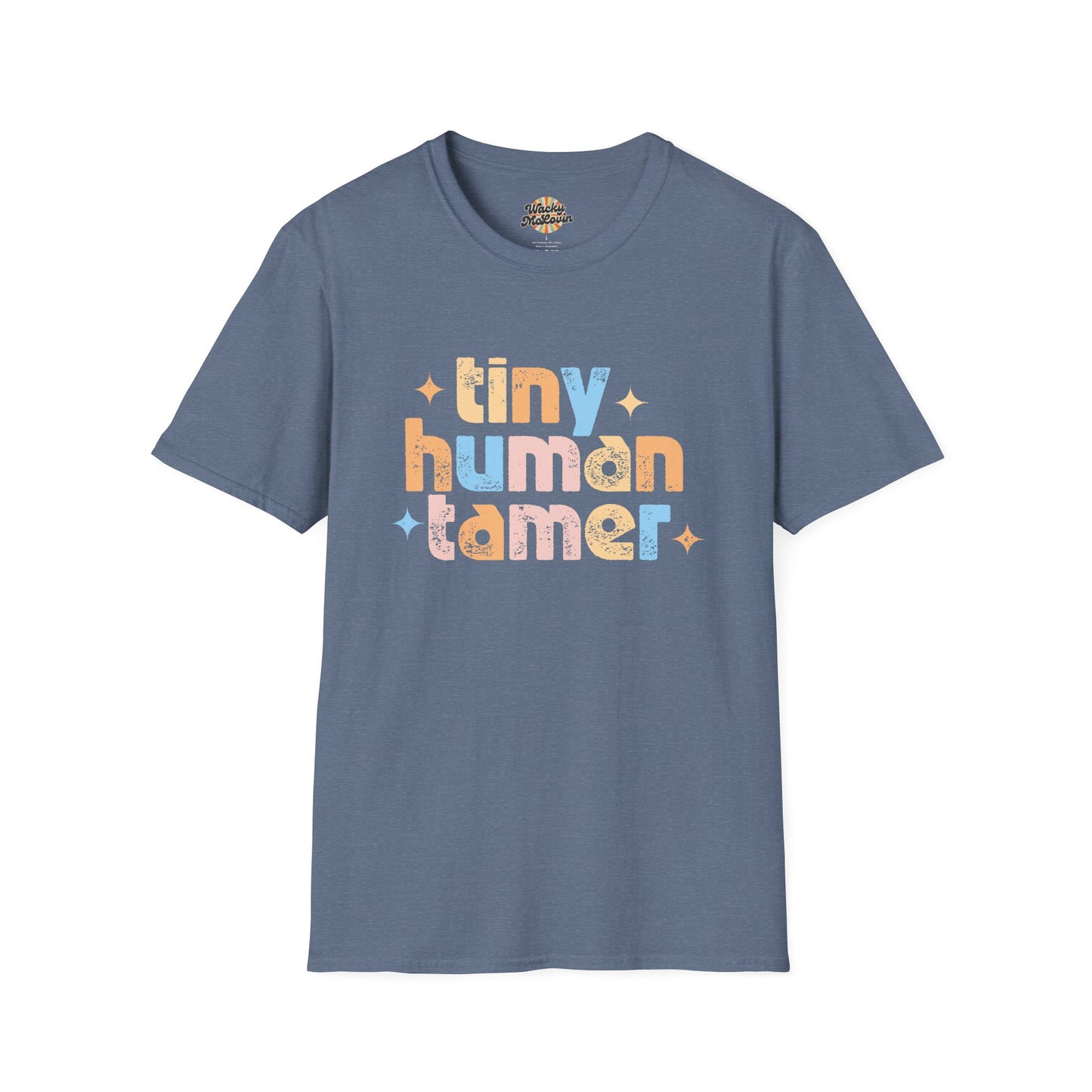 Tiny Human Tamer Retro Parenting Tee