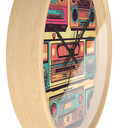 Boombox Collection Wall Clock