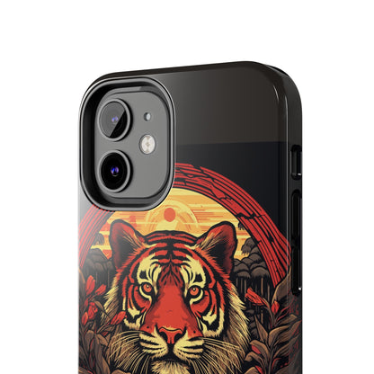 Tiger Wreath Tough Phone Case