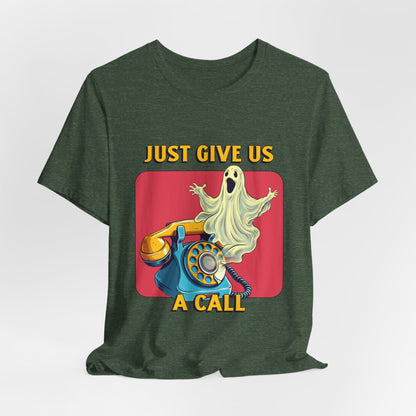 Just Give Us a Call Retro Ghost Hotline Tee