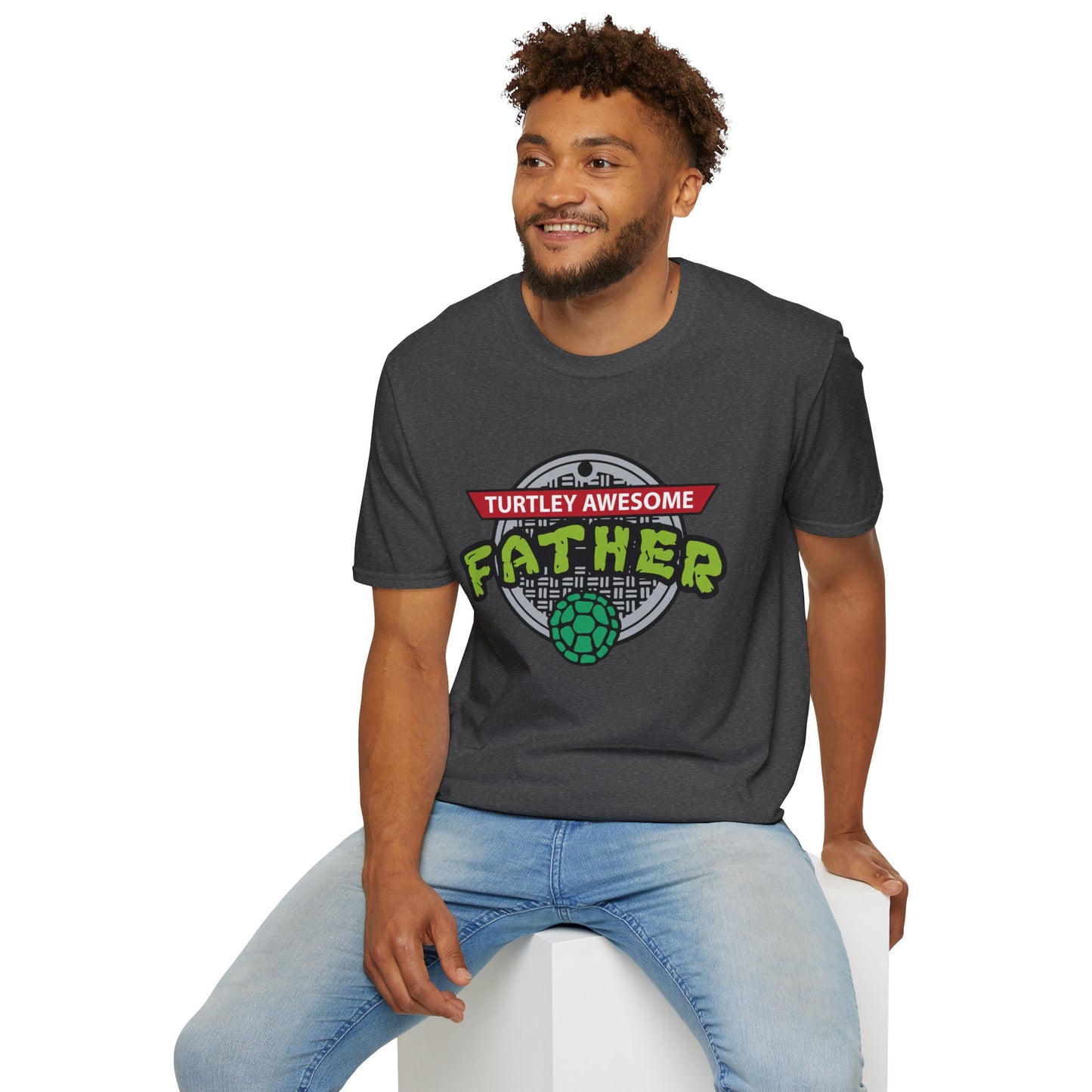 Turtley Awesome Father Tee