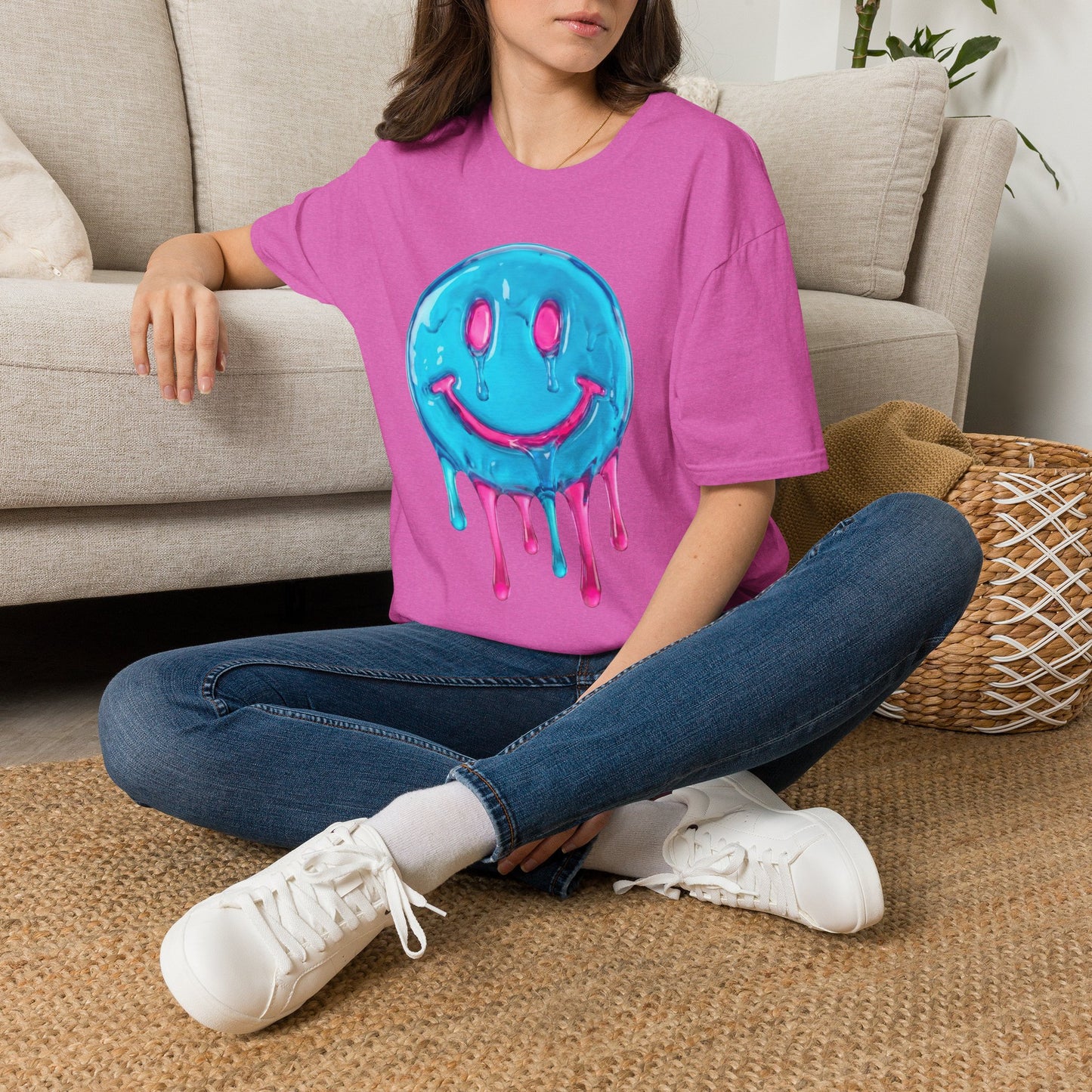 Melted Smile Vaporwave Tee
