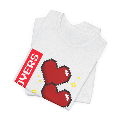Lovers Press Start Pixel Hearts Tee
