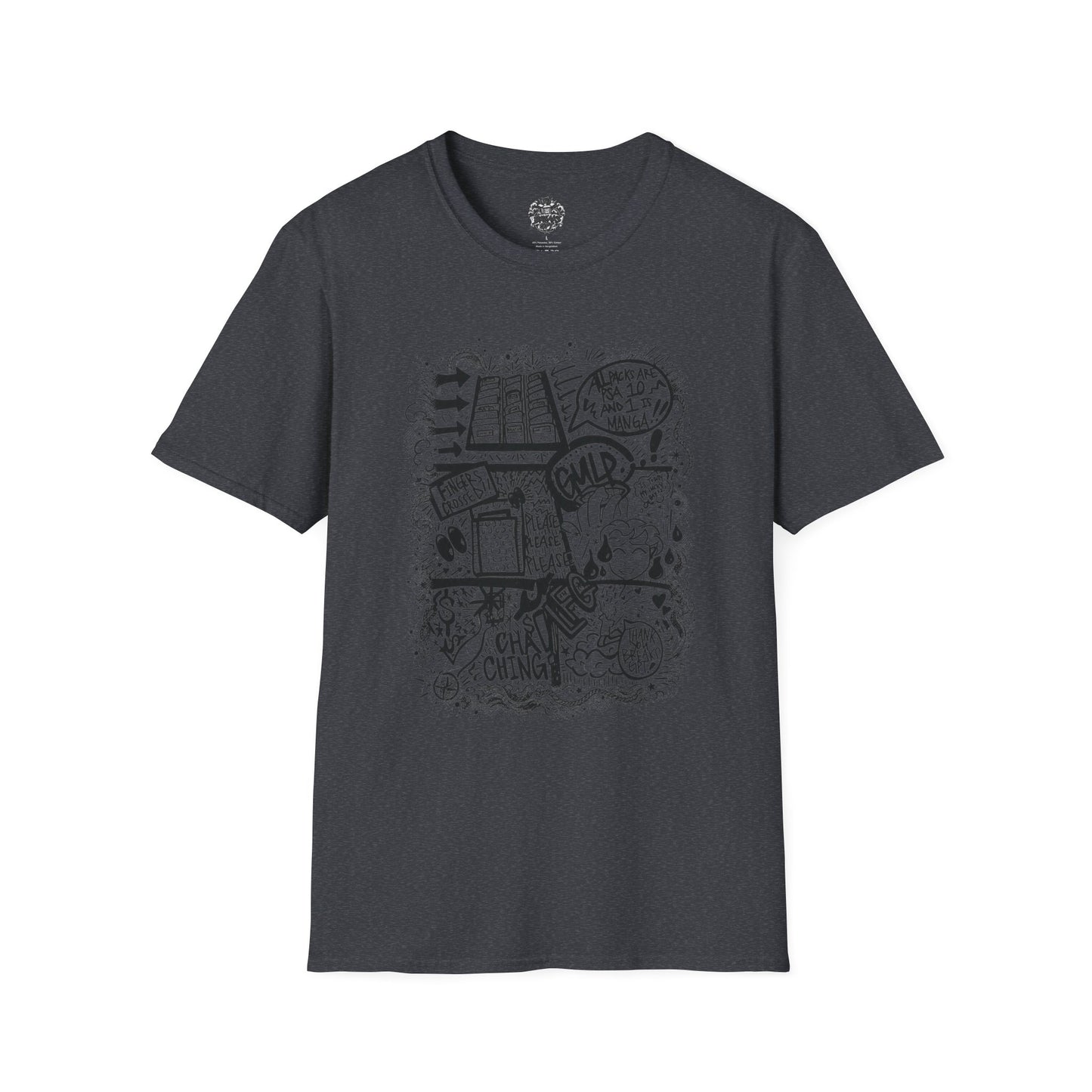BreaksGPT Manga Card Breaker T-Shirt | Pirate Trading Card Graphic Tee