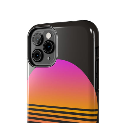 Sunset Grid Tough Phone Case