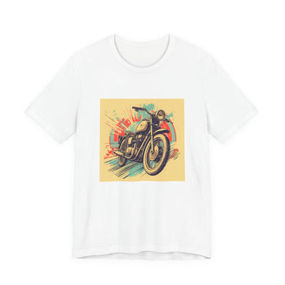 Cafe Racer Sketch retro vintage art unisex t-shirt with vintage cafe racer design