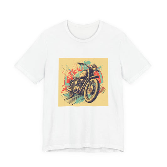 Cafe Racer Sketch retro vintage art unisex t-shirt with vintage cafe racer design