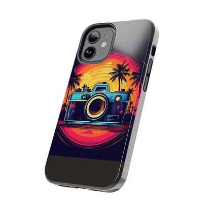 Retro Camera Sunset Tough Phone Case