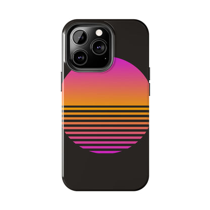 Sunset Grid Tough Phone Case