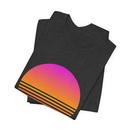 Sunset Grid Tee