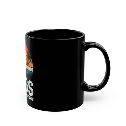 Dogs Are Better Than People Black Coffee Mug