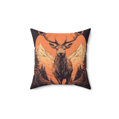 Forest King Throw Pillow
