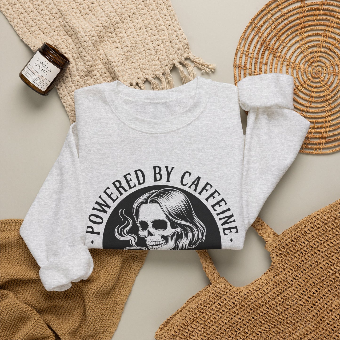 Powered by Caffeine and Chaos Sweatshirt