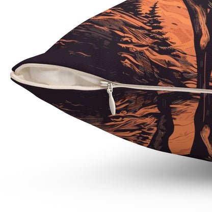 Forest King Throw Pillow