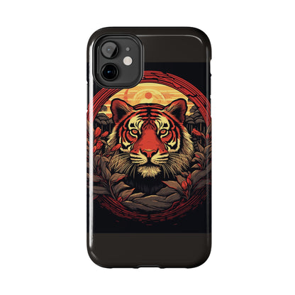 Tiger Wreath Tough Phone Case