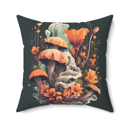 Midnight Garden Throw Pillow