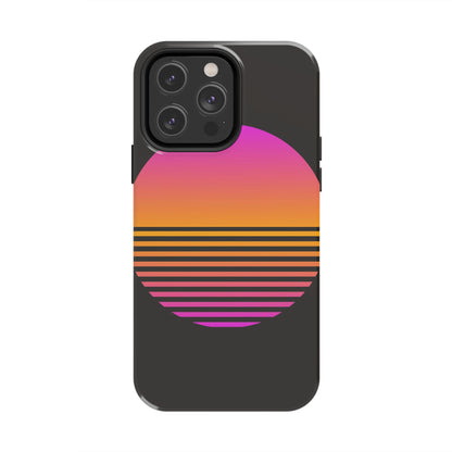 Sunset Grid Tough Phone Case