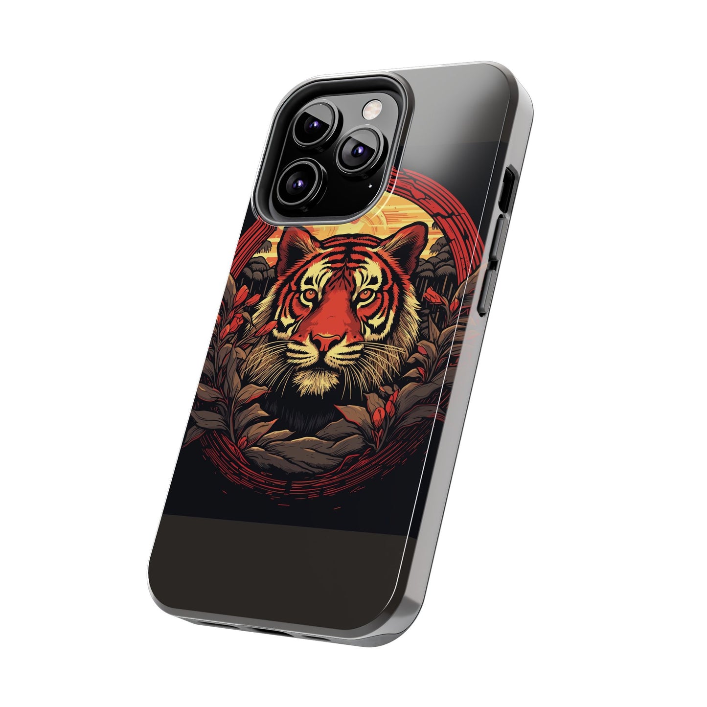 Tiger Wreath Tough Phone Case
