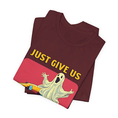 Just Give Us a Call Retro Ghost Hotline Tee
