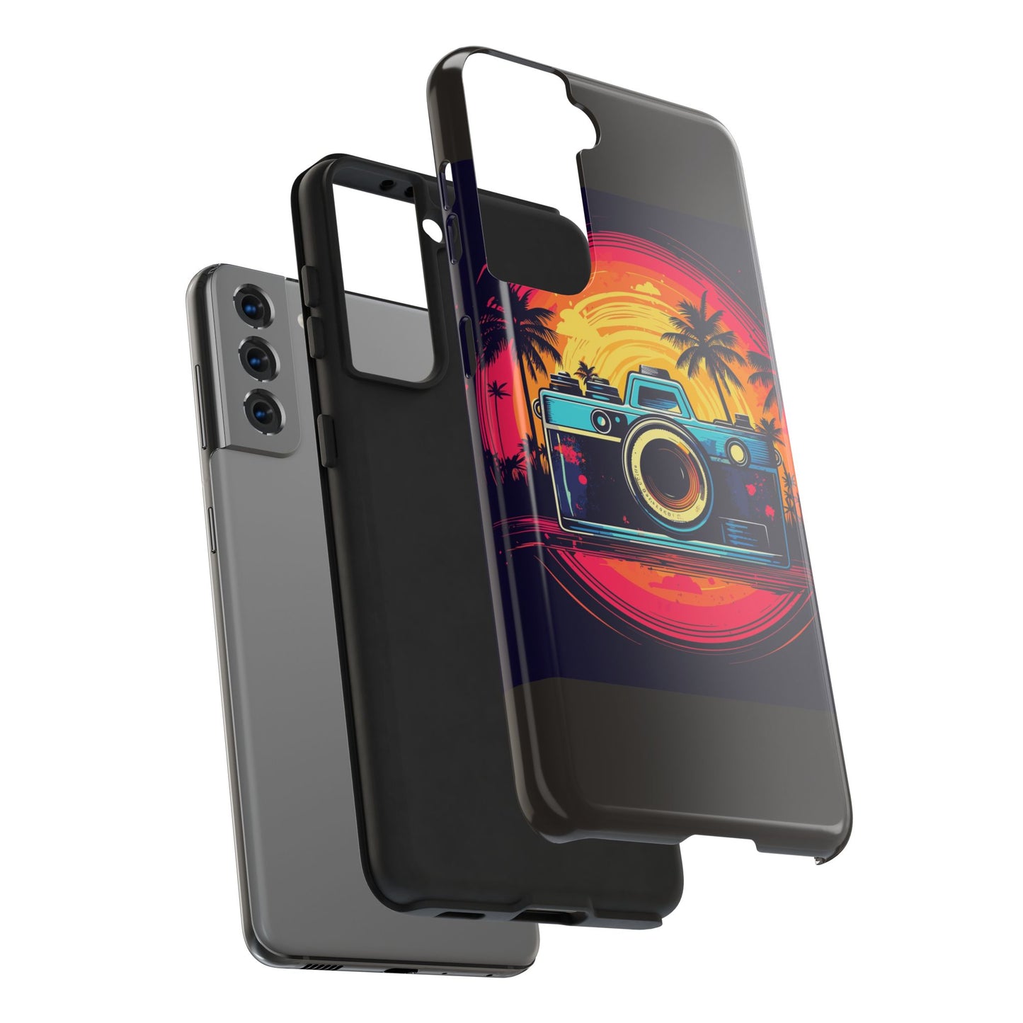Retro Camera Sunset Tough Phone Case