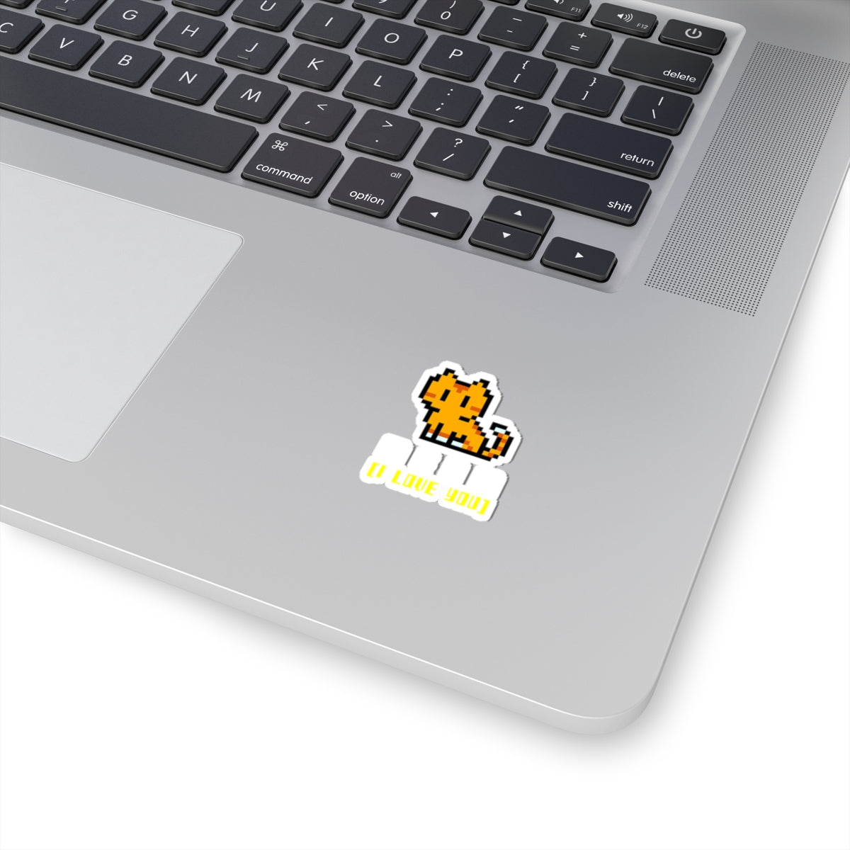 MEOW (I Love You) Kiss-Cut Sticker