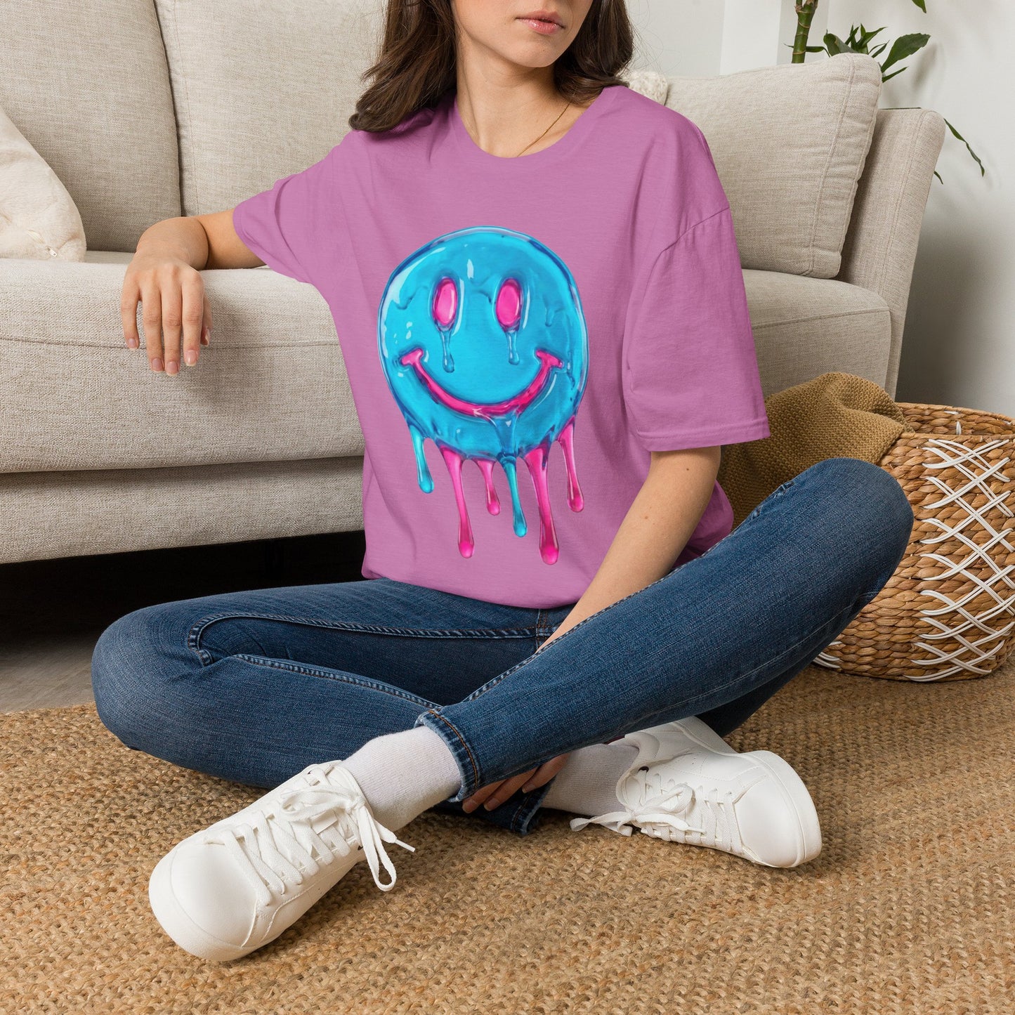 Melted Smile Vaporwave Tee