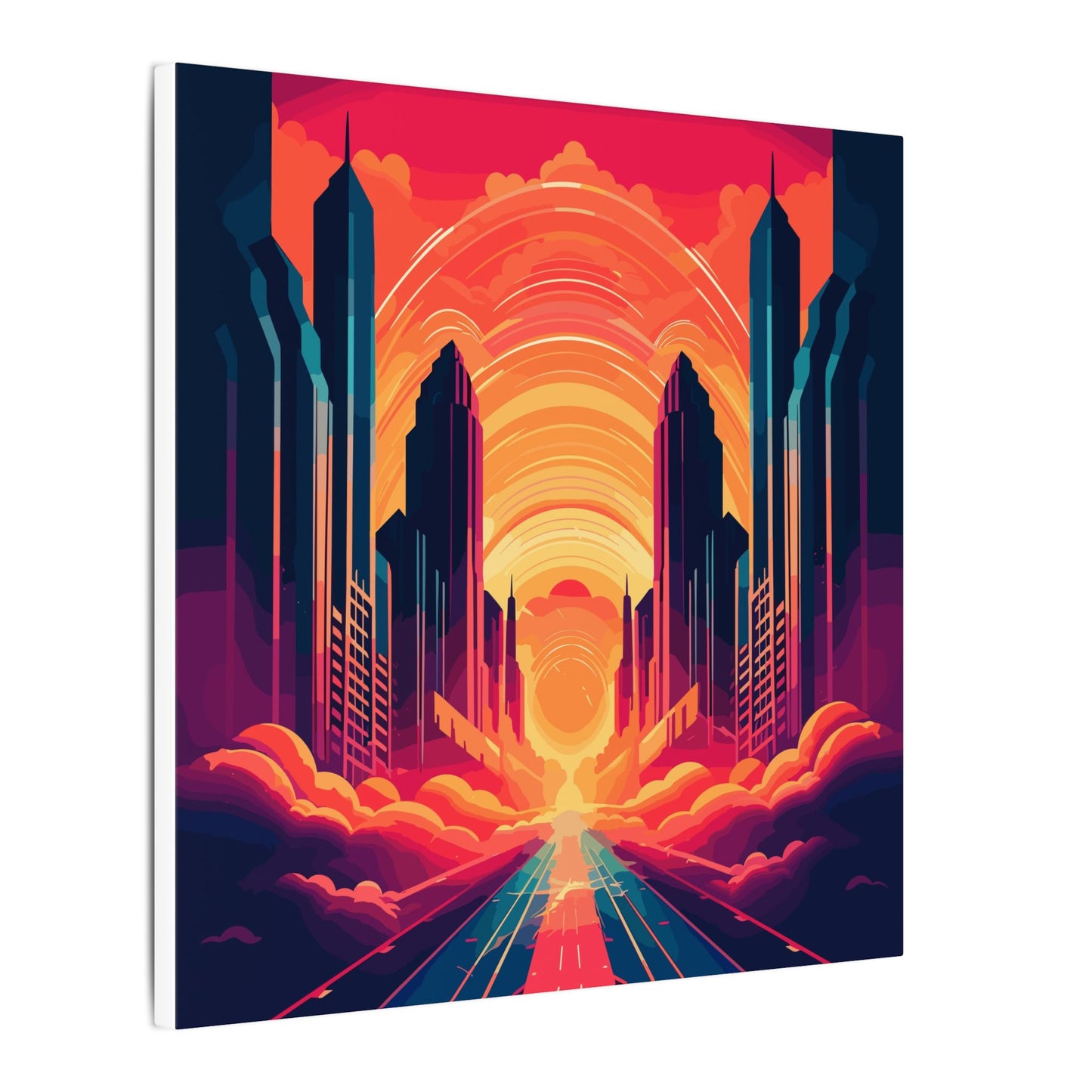 Twin Palms Canvas Print