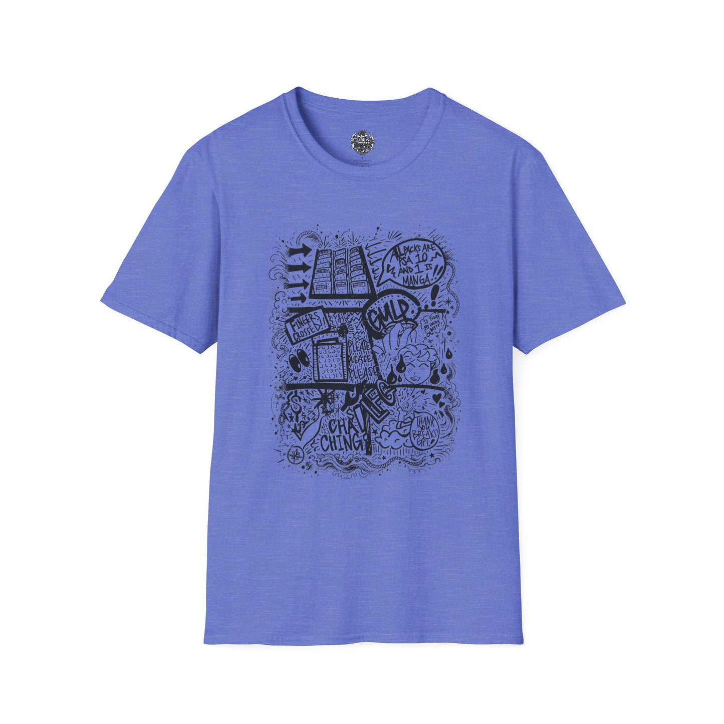 BreaksGPT Manga Card Breaker T-Shirt | Pirate Trading Card Graphic Tee