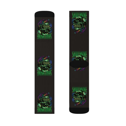 Skullwave Crew Socks