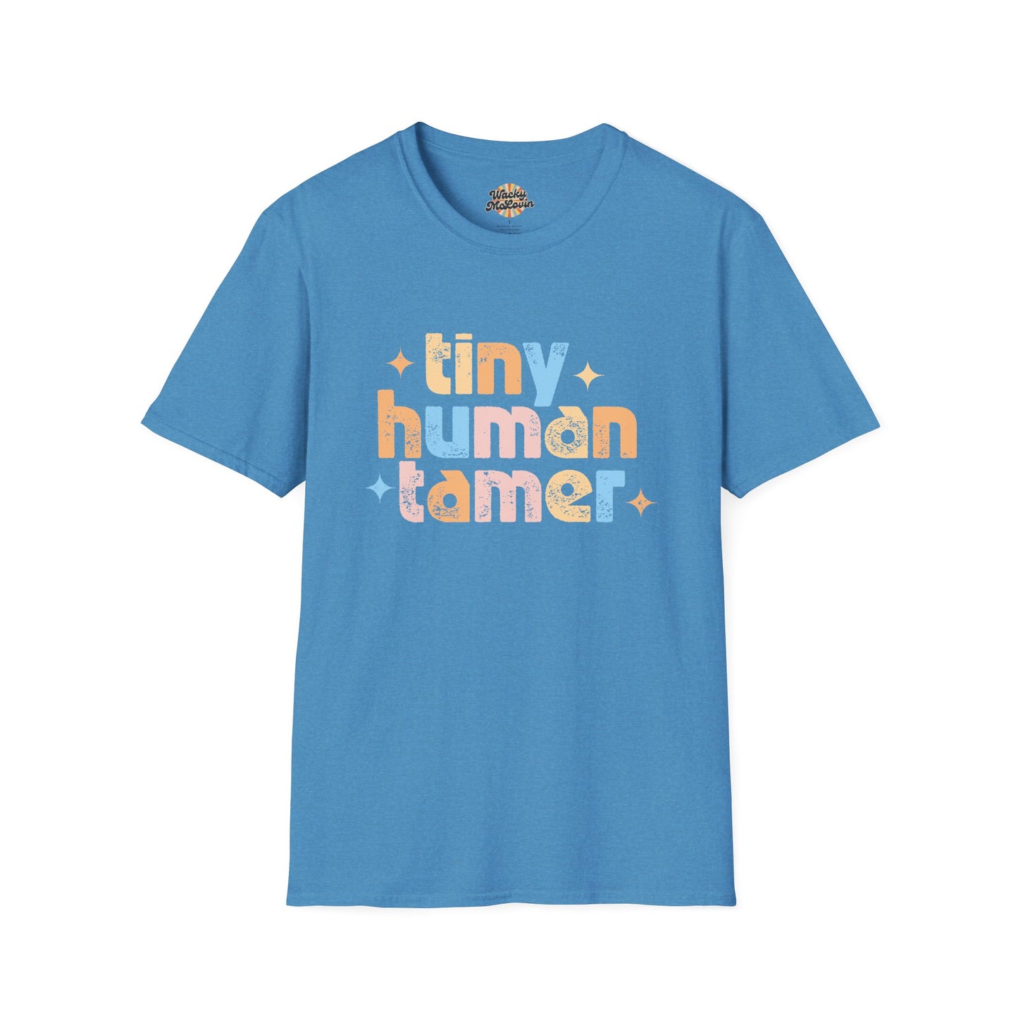 Tiny Human Tamer Retro Parenting Tee