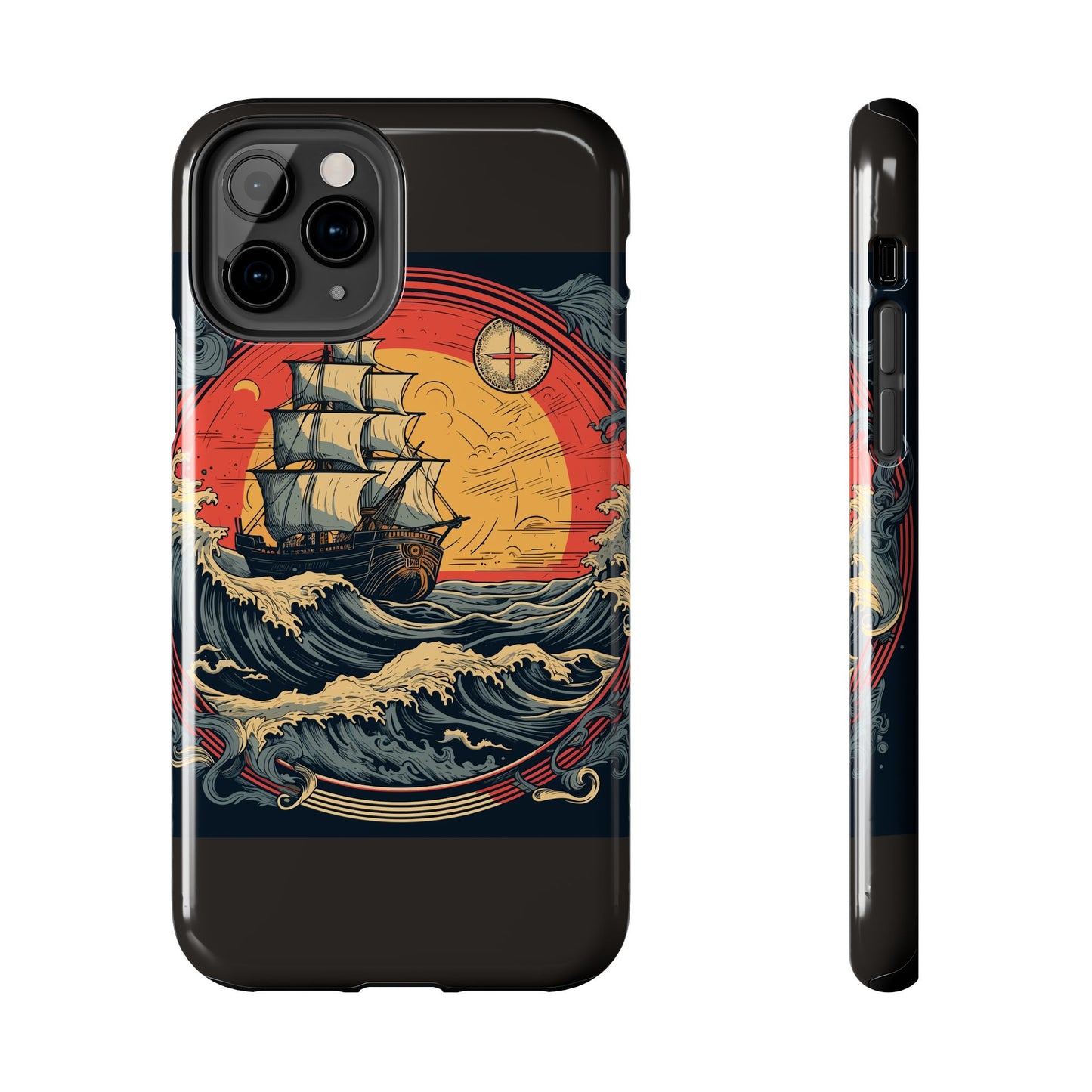Tall Ship Storm Tough Phone Case