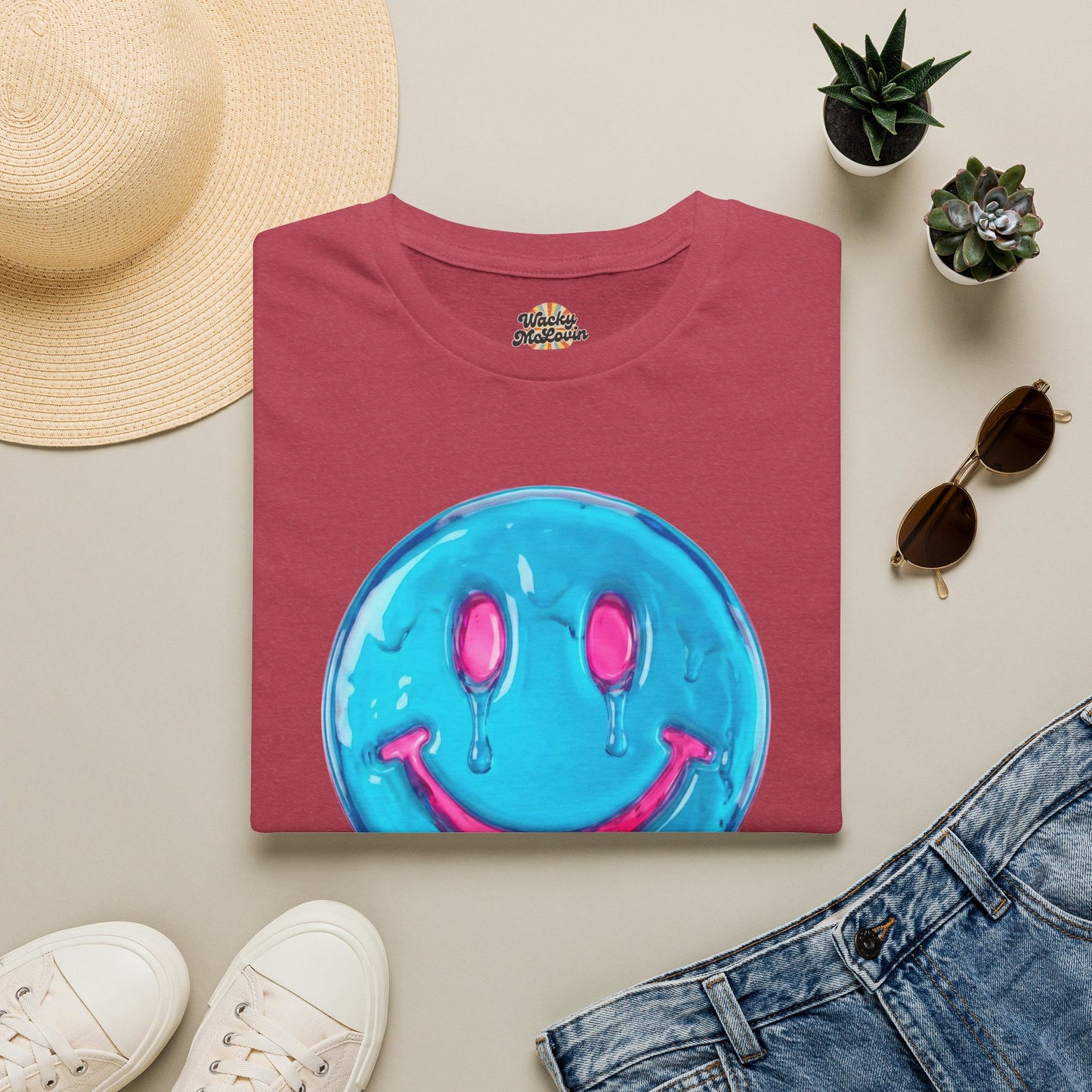 Melted Smile Vaporwave Tee