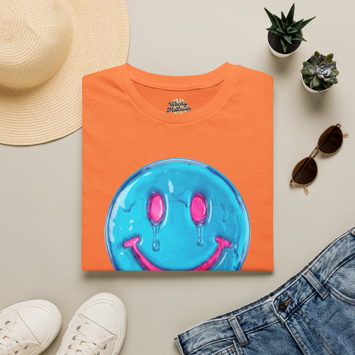 Melted Smile Vaporwave Tee