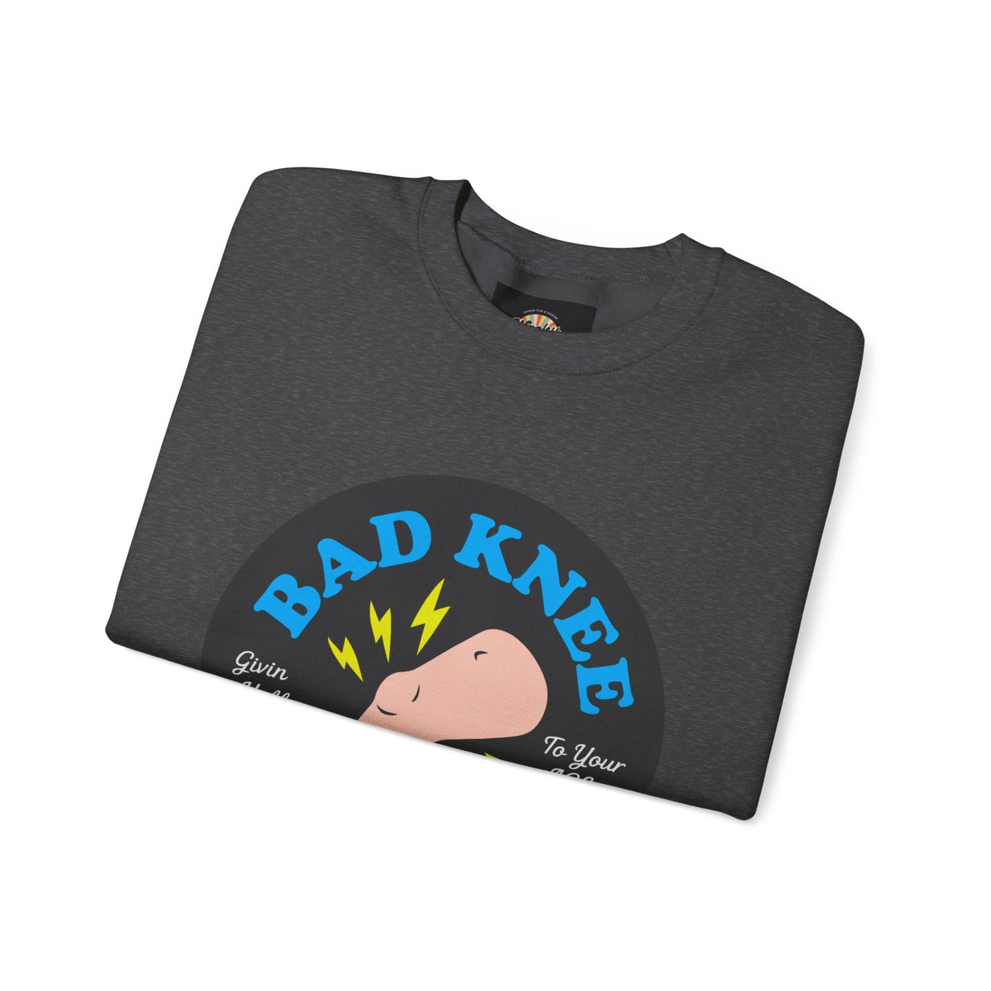 Bad Knee Club sweatshirt | Funny knee pain graphic crewneck