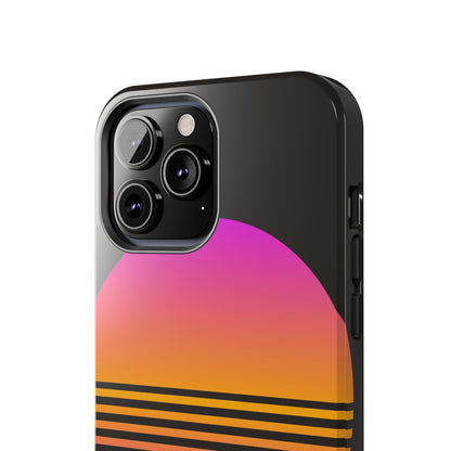 Sunset Grid Tough Phone Case