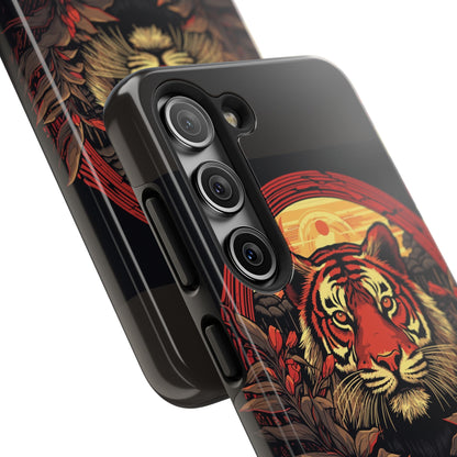 Tiger Wreath Tough Phone Case