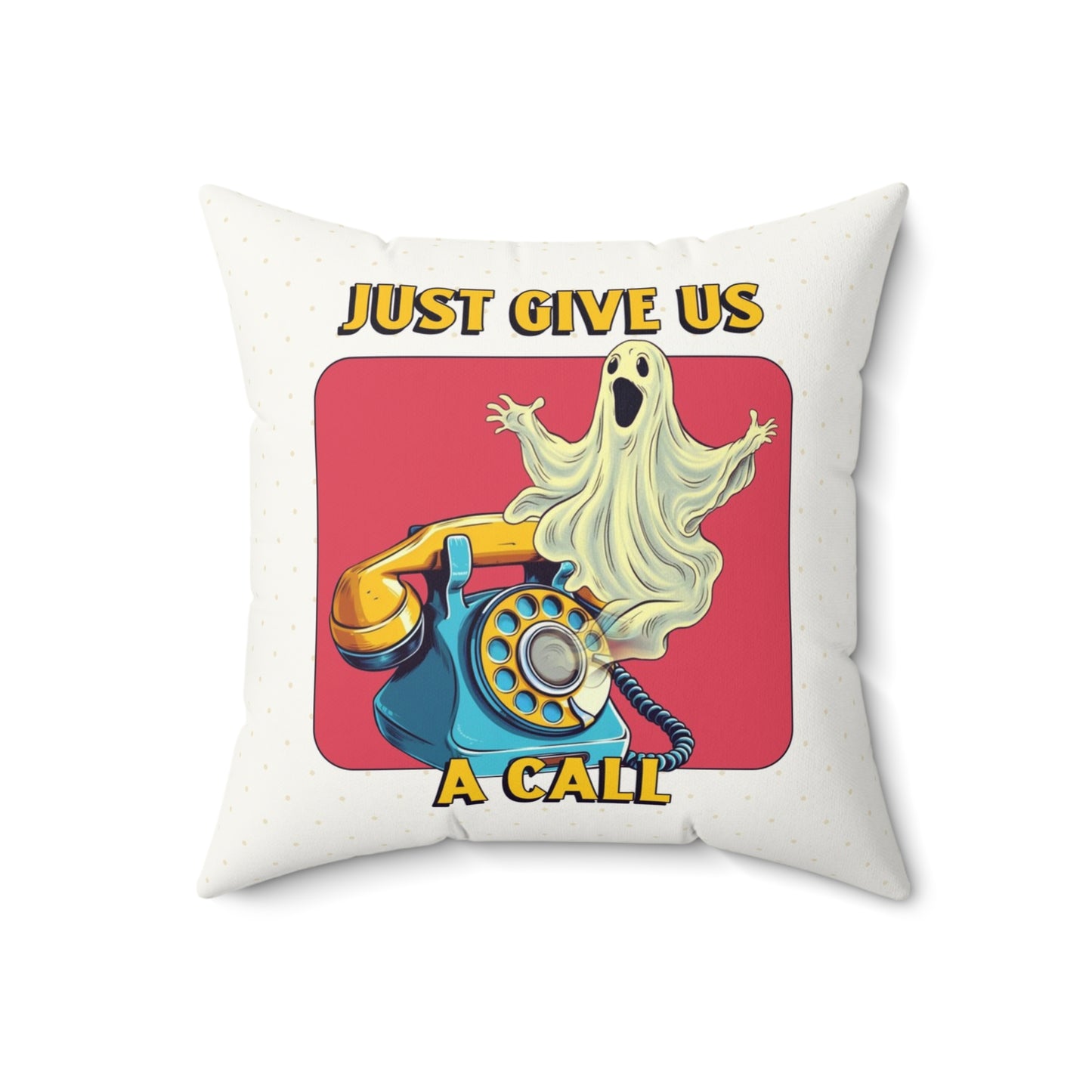 Just Give Us a Call Throw Pillow