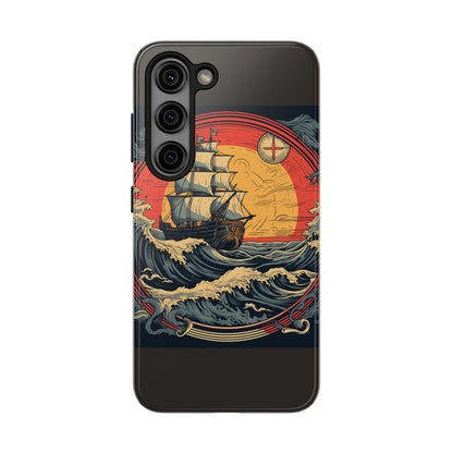 Tall Ship Storm Tough Phone Case