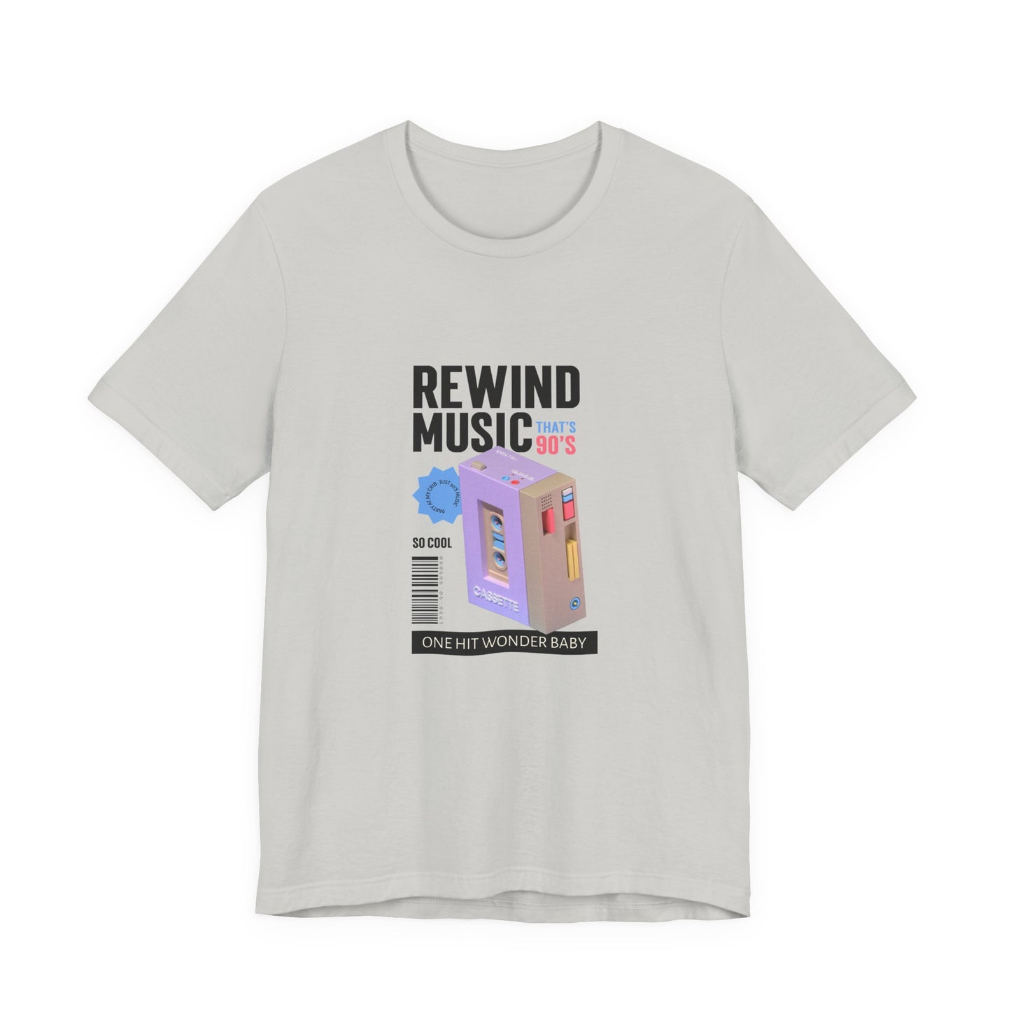 Rewind Music Cassette Tee
