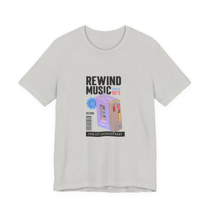 Rewind Music Cassette Tee