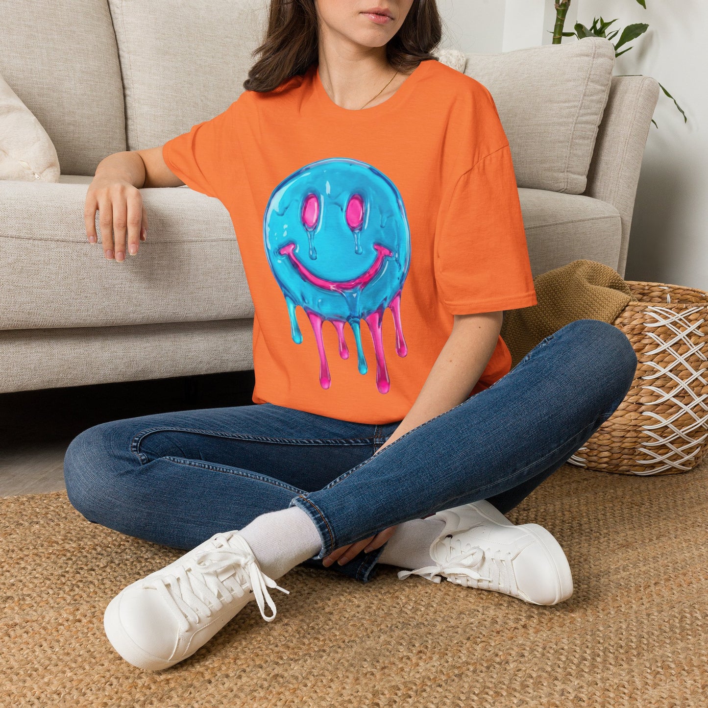 Melted Smile Vaporwave Tee