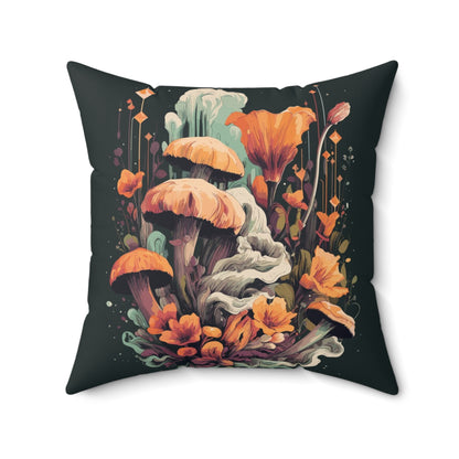 Midnight Garden Throw Pillow