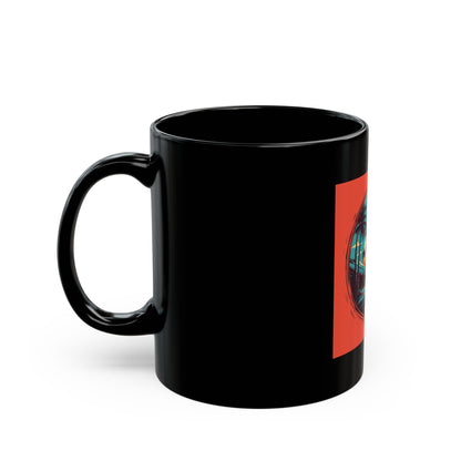 Palm Island Black Mug
