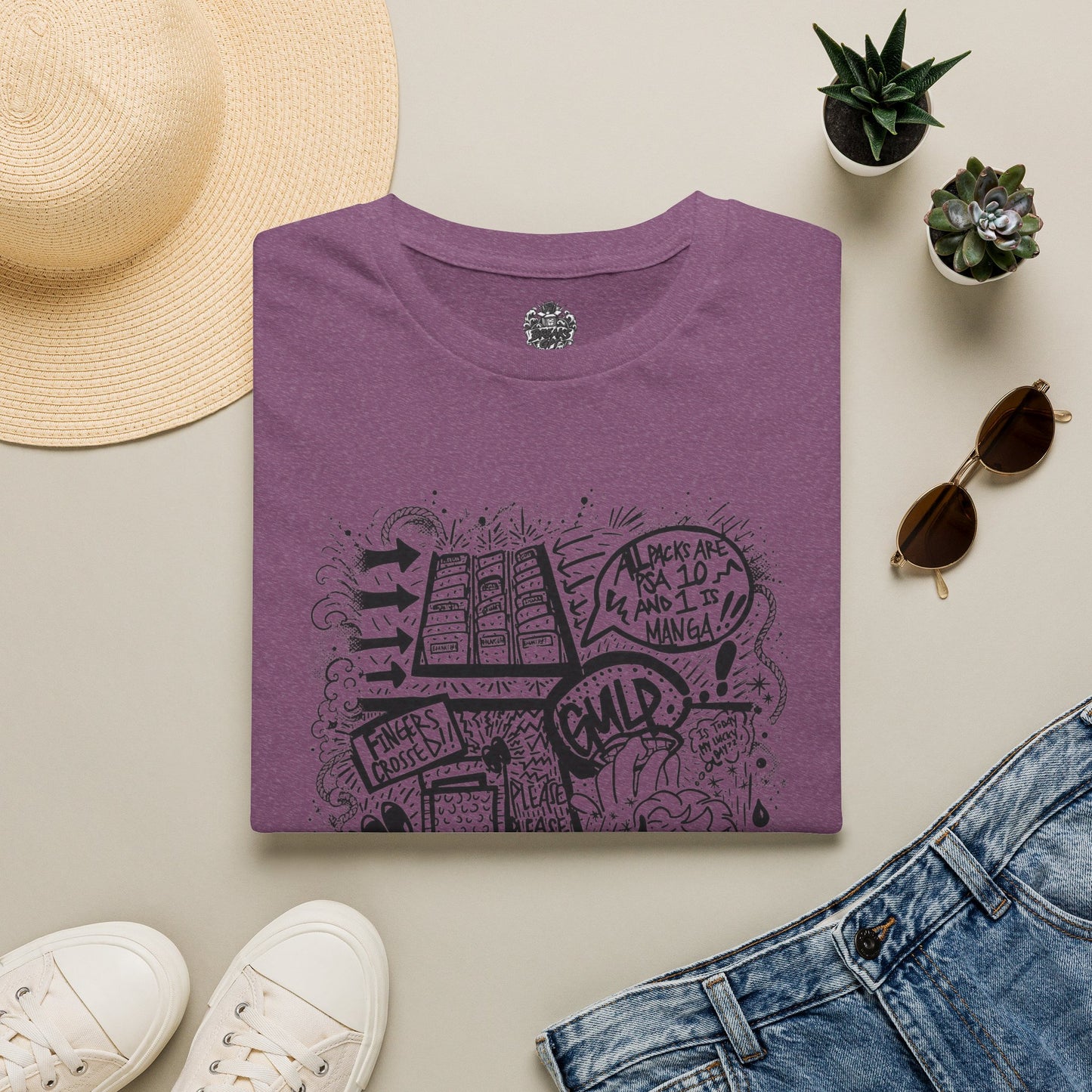 BreaksGPT Manga Card Breaker T-Shirt | Pirate Trading Card Graphic Tee
