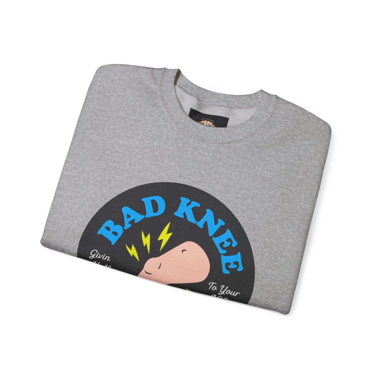 Bad Knee Club sweatshirt | Funny knee pain graphic crewneck
