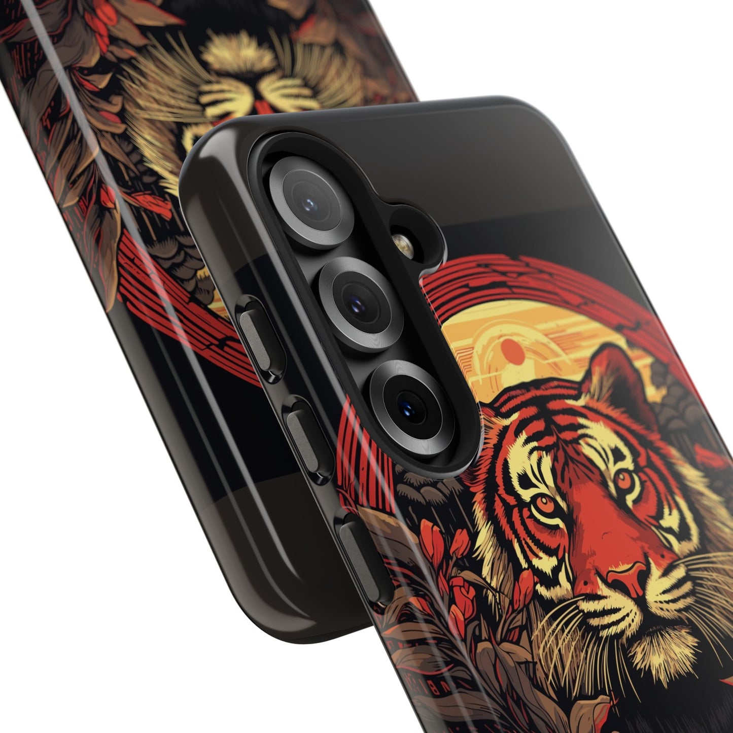 Tiger Wreath Tough Phone Case