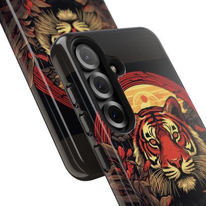 Tiger Wreath Tough Phone Case
