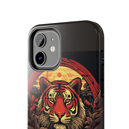 Tiger Wreath Tough Phone Case